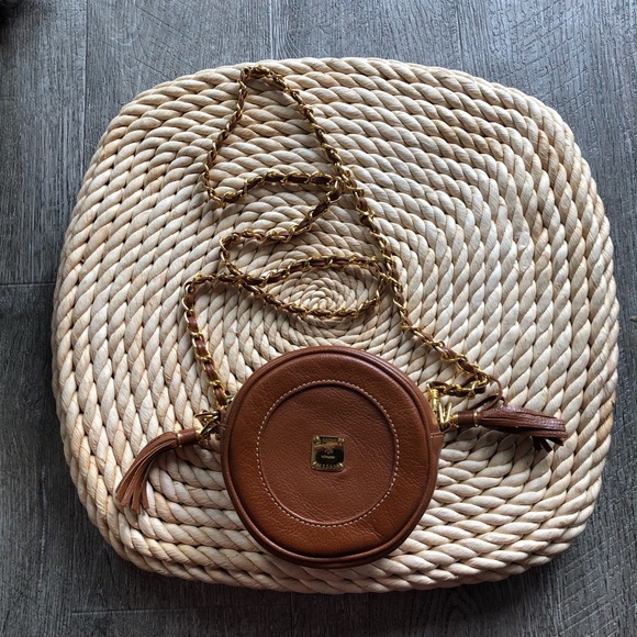 mcm circle bag